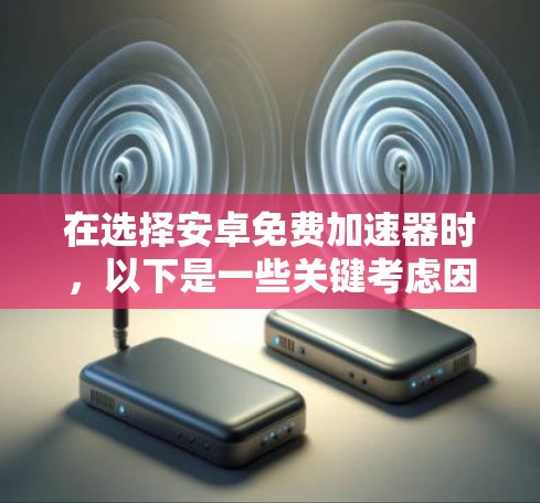 在选择安卓免费加速器时，以下是一些关键考虑因素，帮助你找到最适合你的选择
