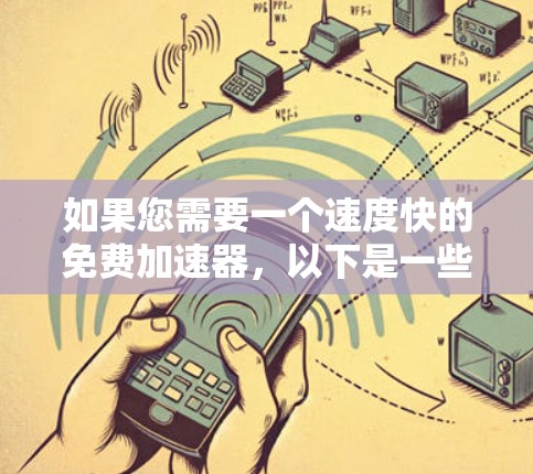 如果您需要一个速度快的免费加速器，以下是一些推荐的工具，它们可以帮助您快速加速文件下载并提供良好的用户体验