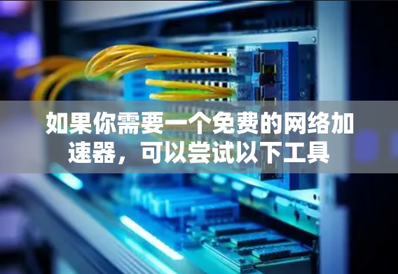 如果你需要一个免费的网络加速器，可以尝试以下工具