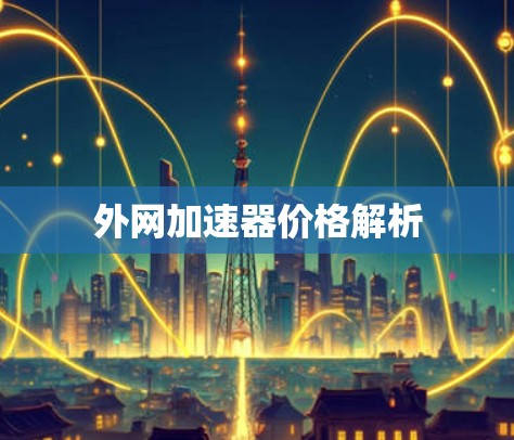 外网加速器价格解析