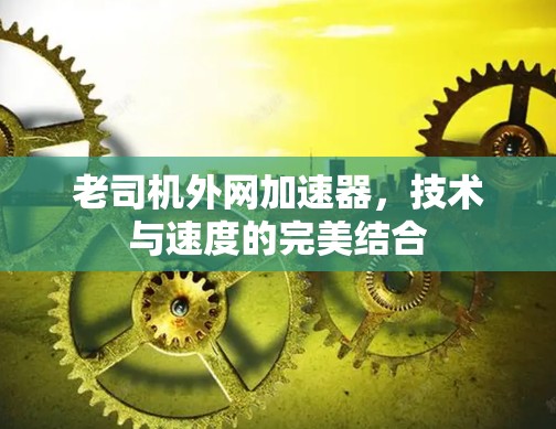 老司机外网加速器，技术与速度的完美结合