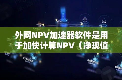 外网NPV加速器软件是用于加快计算NPV（净现值）速度的工具，通常是指利用网络资源或外部资源来加速NPV计算的软件。以下是一些常见的外网NPV加速器软件推荐