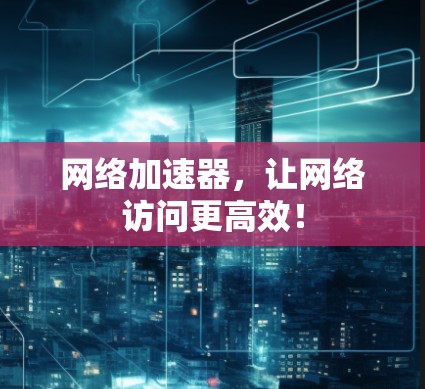 网络加速器，让网络访问更高效！