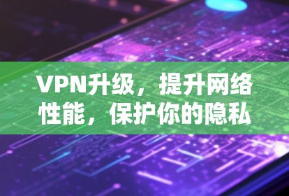 VPN升级，提升网络性能，保护你的隐私