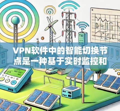 VPN软件中的智能切换节点是一种基于实时监控和自动调整的网络连接方式，通过监控用户的行为来优化连接。以下是该技术的详细分析