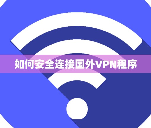 如何安全连接国外VPN程序