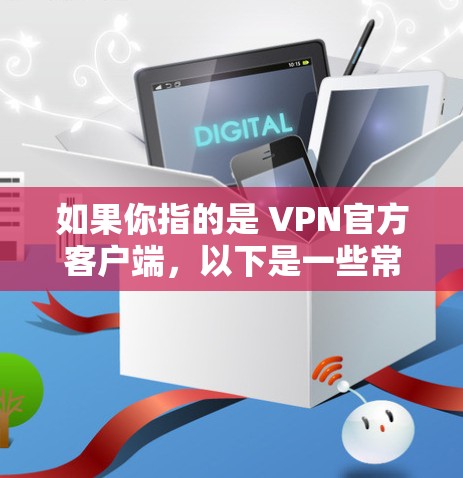 如果你指的是 VPN官方客户端，以下是一些常见的推荐